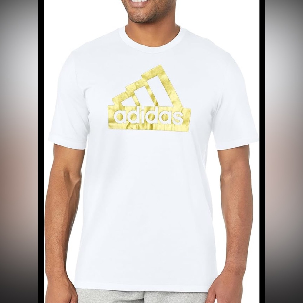 Adidas Mens Future Icons Metallic T-Shirt
